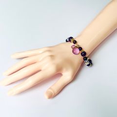  Vòng Đá Phong Thuỷ Cao Cấp - Túi Tiền May Mắn Đá Thạch Anh Tím Tự Nhiên 