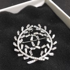  Cài Áo Nam, Nữ - Chanel Pha Lê Trắng (AN) 