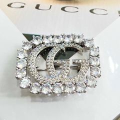  Cài Áo Nam, Nữ - Gucci Pha Lê Trắng (AJ) 