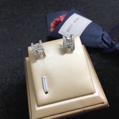  Bông Tai Hermes Màu Trắng Pha Lê (AE) 