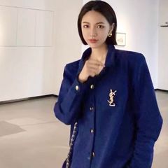  Cài Áo Nam, Nữ - YSL Màu Vàng Bản Nhỏ Phong Cách Cá Tính (AP) 