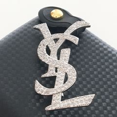  Cài Áo Nam, Nữ - YSL Màu Trắng Pha Lê (AR) 