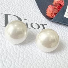  Bông Tai Ngọc Trai Bản To 20 Ly Cá Tính 