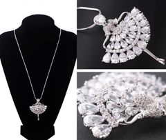  Dây Chuyền Dài Cao Cấp - Cô Gái Pha Lê Australia Trắng Tinh Tế (AA) 