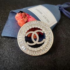  Cài Áo Nam, Nữ - Chanel Màu Trắng Pha Lê (BV) 