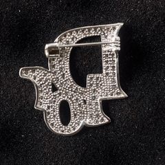  Cài Áo Nam, Nữ - Dior Màu Trắng Pha Lê (AP) 