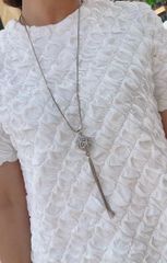  Dây Chuyền Dài Cao Cấp - Hoa Cẩm Tú Cầu Pha Lê Trắng Tinh Tế (AL) 