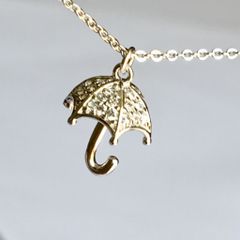  Dây Chuyền Bạc Cao Cấp - Cây Dù Pha Lê Trắng 