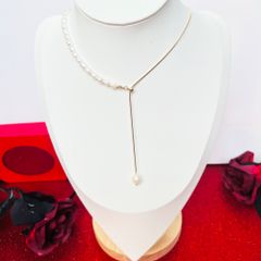  Dây Chuyền Ngắn - Chuỗi Ngọc Trai Nước Ngọt Quý Phái ( Có 2 Kiểu Đeo ) 