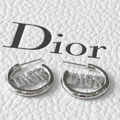  Bông Tai Dior Màu Trắng Pha Lê (AO) 