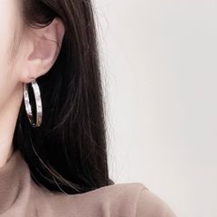  Bông Tai Khoen Tròn Cartier Cá Tính Pha Lê (BF) 