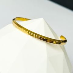  Vòng Tay Nam, Nữ TiTan Cao Cấp - Daniel Màu Vàng Phong Cách Cá Tính 