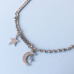  Vòng Tay Ngôi Sao & Mặt Trăng Ngọc Trai & Pha Lê (AA) 