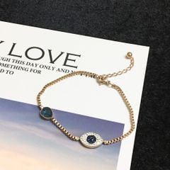  Lắc Chân Titan Cao Cấp - Mắt Xanh Phong Cách Cá Tính 