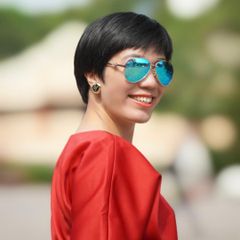  Bông Tai Chanel Bản To Màu Vàng Cá Tính (BM) 