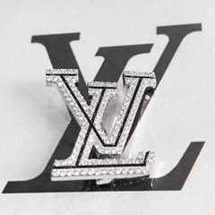  Cài Áo Nam, Nữ - LV Màu Trắng Pha Lê (AF) 