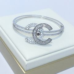  Vòng Tay Chanel Pha Lê Trắng (AF) 