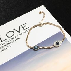  Lắc Chân Titan Cao Cấp - Mắt Xanh Phong Cách Cá Tính 