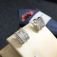  Bông Tai Hermes Màu Trắng Pha Lê (AE) 