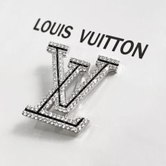  Cài Áo Nam, Nữ - LV Màu Trắng Pha Lê (AF) 