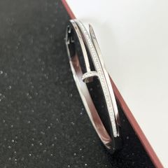  Vòng Tay TiTan Cao Cấp - Cây Đinh Cartier Pha Lê Trắng (AE) 