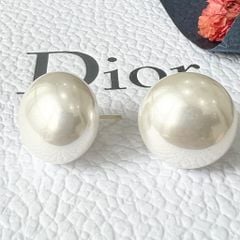  Bông Tai Ngọc Trai Bản To 20 Ly Cá Tính 