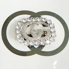  Cài Áo Nam, Nữ - Gucci Pha Lê Trắng (AJ) 