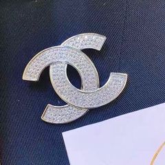  Cài Áo Nam, Nữ - Chanel Màu Trắng Pha Lê (BB) 