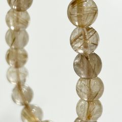  Vòng Đá Phong Thuỷ Cao Cấp - Đá Thạch Anh Tóc Vàng Tự Nhiên 9 Ly (AA) 