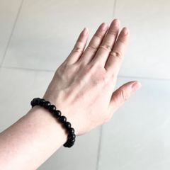  Vòng Đá Phong Thuỷ Cao Cấp - Đá Thạch Anh Tóc Đen Tự Nhiên 9 Ly (AC) 