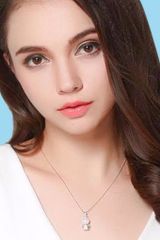  Dây Chuyền Ngắn - Thiên Thần Nhỏ Ngọc Trai & Pha Lê Trắng 