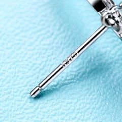  Bông Tai Viền Tai Pha Lê Trắng Cá Tính 