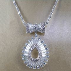  Dây Chuyền Ngắn - Pha Lê Hình Giọt Nước (AF) 