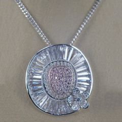  Dây Chuyền Dài Cao Cấp - Chiếc Nón Pha Lê Trắng Tinh Tế 