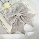  Nơ Đơn Kim Tuyến Bạc Đại Trang Trí Noel 