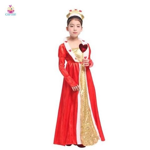 Trang phục váy hoàng hậu pricess costume halloween chip chip