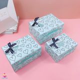  Hộp quà nắp gập nơ tim 