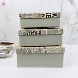  Hộp quà chữ nhật bìa báo 