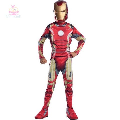 Bộ mỏng ironman halloween costume trẻ em chip chip