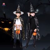  Áo choàng Halloween phù thủy 