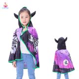  Áo choàng tím bí dơi phù thủy 