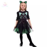  Trang phục Halloween bộ váy Black Cat Girl 