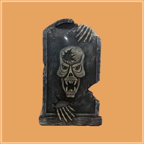  Trang trí Halloween bia mộ đầu lâu mẻ trán 
