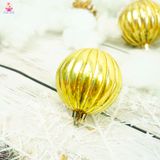 Bộ châu trang trí Noel 7 trái tròn và dài xoắn 