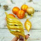  Bộ châu trang trí Noel 7 trái tròn và dài xoắn 