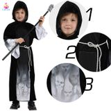  Trang phục hóa trang Halloween bé trai bộ duppy skeleton 