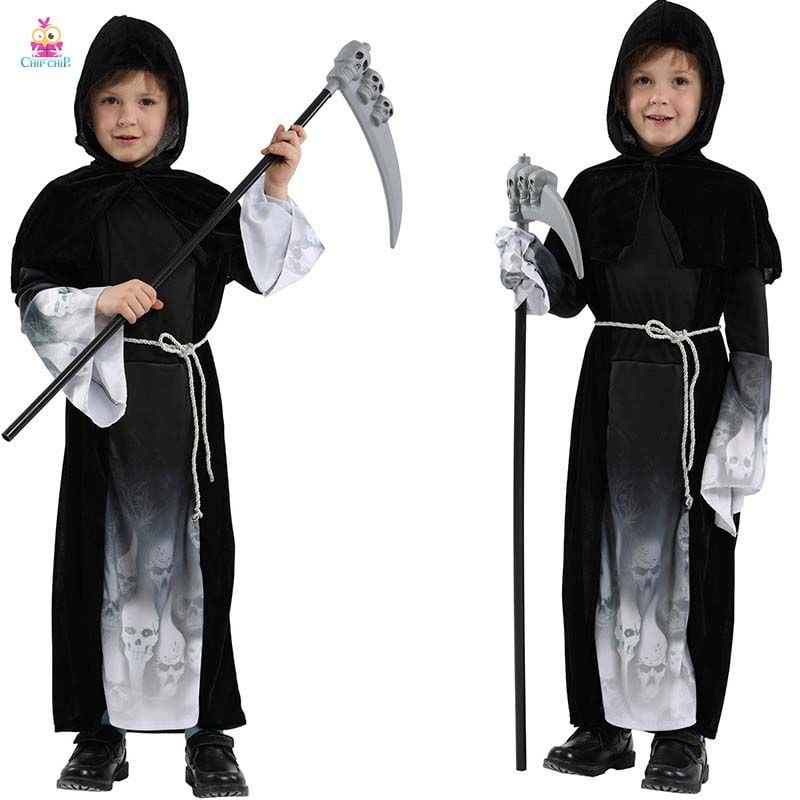  Trang phục hóa trang Halloween bé trai bộ duppy skeleton 