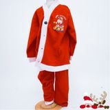  Bộ Noel nam hình ông già trang phục Noel trẻ em 
