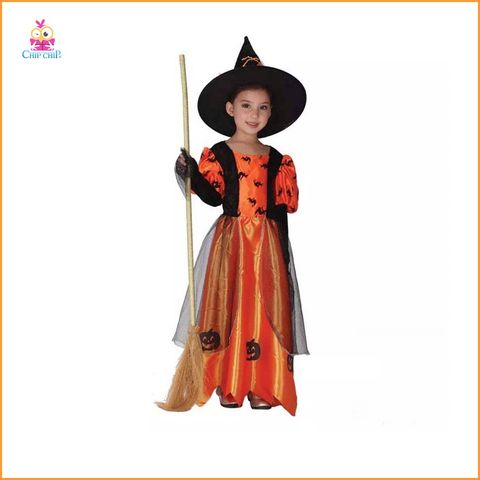 Bộ pumpkin with girl G0116 halloween costume chip chip