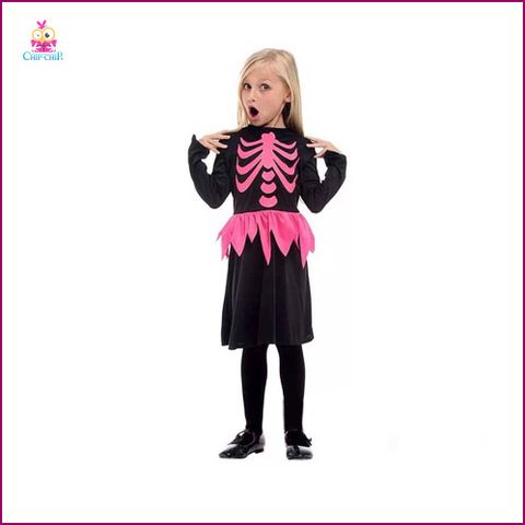 Trang phục Halloween bộ skeleton dress